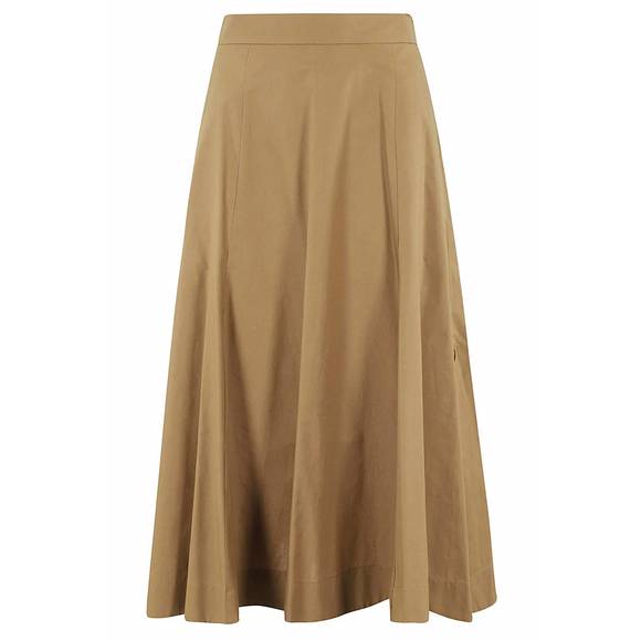 NEW SEVENTY women's popeline skirt in terra